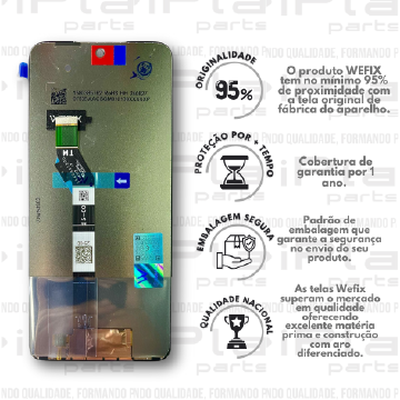 FRONTAL MOTOROLA G35 *SEM ARO NACIONAL WEFIX* ( W3185 )