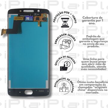 FRONTAL MOTOROLA G5 *PRETO ORIGINAL NN* ( M3062 )