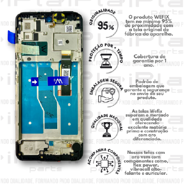FRONTAL MOTOROLA G52 / G71S / G82 *COM ARO NACIONAL WEFIX* ( W3066 )