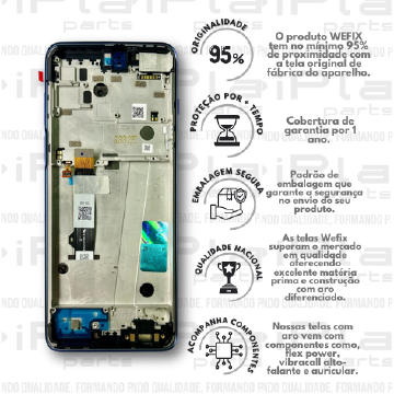 FRONTAL MOTOROLA G5G PLUS *COM ARO AZUL NACIONAL WEFIX*