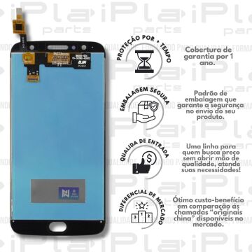 FRONTAL MOTOROLA G5S PLUS *SEM ARO NN* *BRANCO*