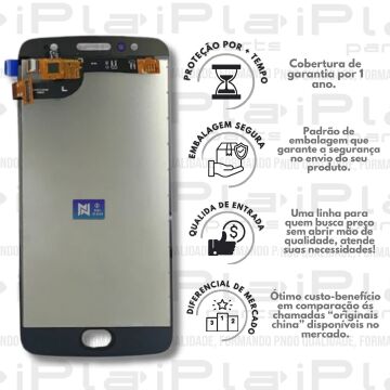 FRONTAL MOTOROLA G5S *PRATA ORIGINAL NN*