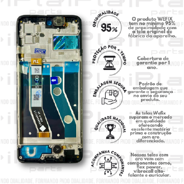 FRONTAL MOTOROLA G62 *COM ARO NACIONAL WEFIX* ( W3078 )