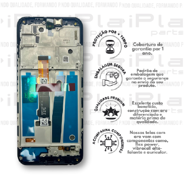 FRONTAL MOTOROLA G71 *COM ARO OLED ORIGINAL WK* ( K3040 )