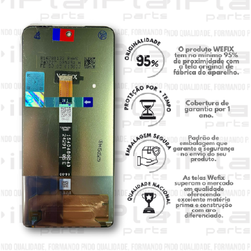 FRONTAL MOTOROLA G75 *SEM ARO NACIONAL WEFIX* ( W3181 )