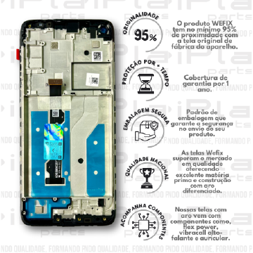 FRONTAL MOTOROLA G8 *COM ARO NACIONAL WEFIX* ( W3097 )
