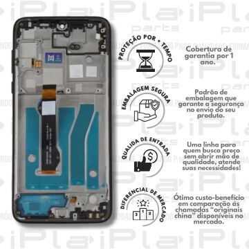 FRONTAL MOTOROLA G8 PLUS *COM ARO ORIGINAL NN* ( M3098 )