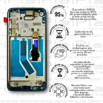 FRONTAL MOTOROLA G8 POWER *COM ARO AZUL NACIONAL WEFIX* ( W3107 )