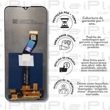 FRONTAL MOTOROLA G8 POWER LITE *SEM ARO ORIGINAL NN* ( M3102 )