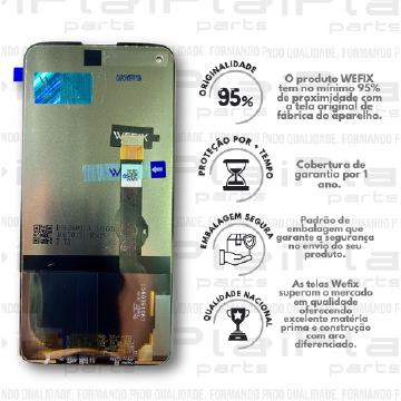 FRONTAL MOTOROLA G8 POWER *SEM ARO PRETO NACIONAL WEFIX* ( W3109 )