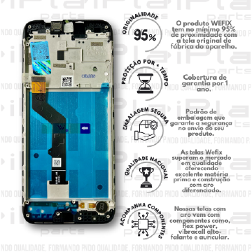 FRONTAL MOTOROLA G9 PLAY *COM ARO NACIONAL WEFIX* ( W3112 )
