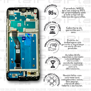 FRONTAL MOTOROLA G9 PLUS *COM ARO NACIONAL WEFIX* ( W3114 )