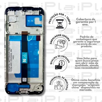 FRONTAL (MOTOROLA ONE) *COM ARO PRETO NN* ( M3132 )