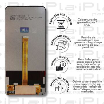 FRONTAL MOTOROLA ONE HYPER *PRETO SEM ARO ORIGINAL NN* ( M3118 )