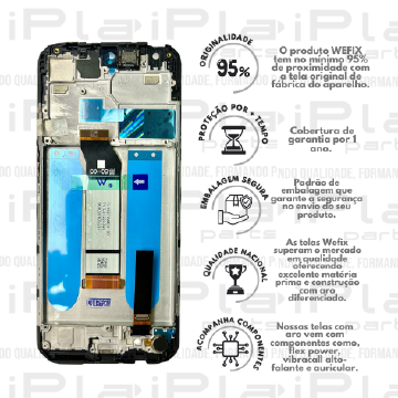 FRONTAL XIAOMI NOTE 10 5G / POCO M3 PRO *COM ARO NACIONAL WEFIX* ( W6067 )