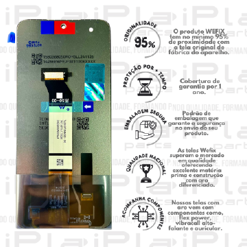 FRONTAL XIAOMI NOTE 10 5G / POCO M3 PRO *SEM ARO NACIONAL WEFIX* ( W6068 )