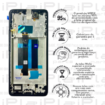 FRONTAL XIAOMI NOTE 13 PRO PLUS *COM ARO AMOLED NACIONAL WEFIX*
