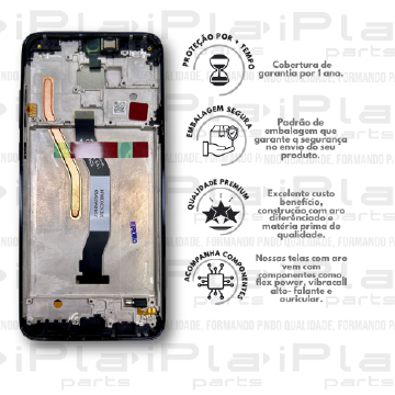 FRONTAL XIAOMI NOTE 8 PRO *COM ARO PRETO PREMIUM WK* ( K6015 )