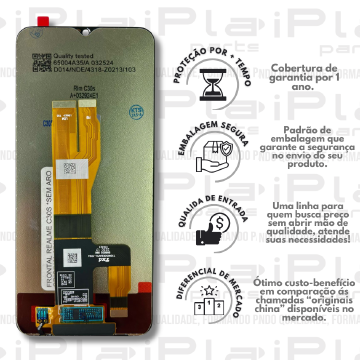 FRONTAL REALME C30S *SEM ARO ORIGINAL NN*