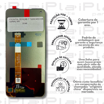 FRONTAL REALME 7 *SEM ARO ORIGINAL NN* ( M7028 )