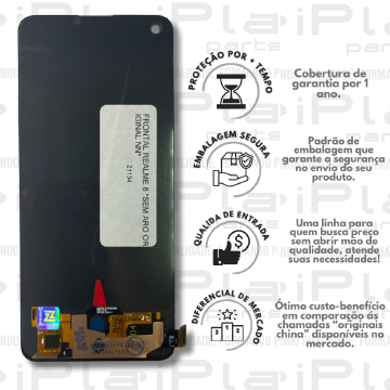 FRONTAL REALME 8 *SEM ARO ORIGINAL NN*