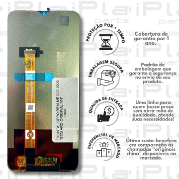 FRONTAL OPPO REALME C11 2020 *SEM ARO ORIGINAL NN*