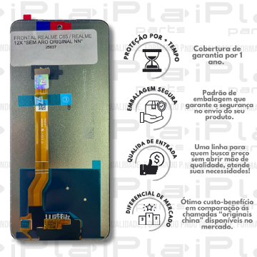 FRONTAL REALME C65 / REALME 12X *SEM ARO ORIGINAL NN* ( M7034 )