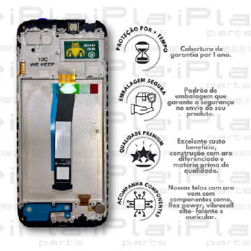 FRONTAL XIAOMI REDMI 10C / POCO C40 / REDMI 10 POWER *COM ARO PREMIUM WK* ( K6016 )