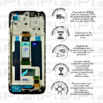 FRONTAL XIAOMI REDMI 12 *COM ARO NACIONAL WEFIX* ( W6121 )