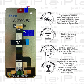 FRONTAL XIAOMI REDMI 12 / REDMI 13 / POCO M6 *SEM ARO NACIONAL WEFIX* ( W6120 )