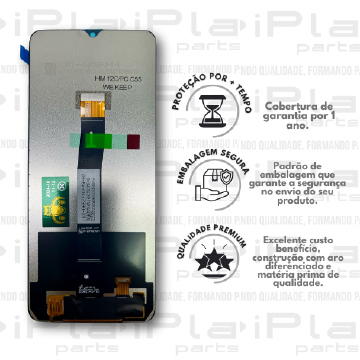 FRONTAL XIAOMI REDMI 12C / POCO C55 *SEM ARO PRETO PREMIUM WK* ( K6039 )