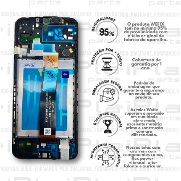 FRONTAL SAMSUNG A04S *COM ARO NACIONAL WEFIX* ( W2019 )