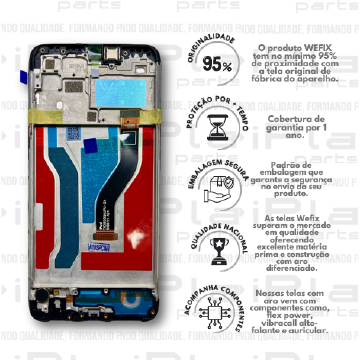 FRONTAL SAMSUNG A10S *COM ARO NACIONAL WEFIX* ( W2023 )