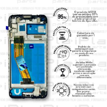 FRONTAL SAMSUNG A11 *COM ARO NACIONAL WEFIX* ( W2025 )