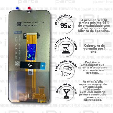 FRONTAL SAMSUNG A02 / A12 (A125F) *SEM ARO NACIONAL WEFIX* ( W2028 )