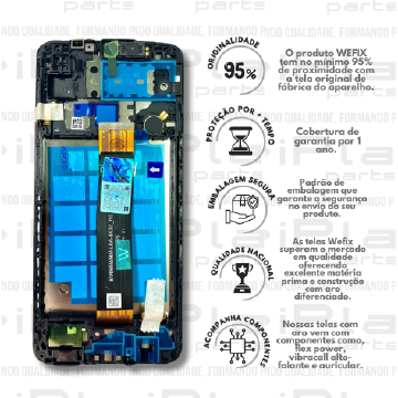 FRONTAL SAMSUNG A12 (A127F) *COM ARO NACIONAL WEFIX* ( W2029 )