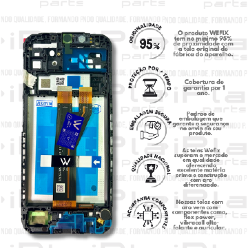 FRONTAL SAMSUNG A14 5G *COM ARO NACIONAL WEFIX* ( W2283 )