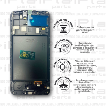 FRONTAL SAMSUNG A20 *COM ARO OLED PREMIUM WK* ( K2039 )