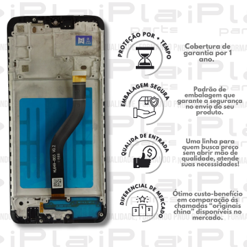 FRONTAL SAMSUNG A20S *COM ARO ORIGINAL NN* ( M2036 )