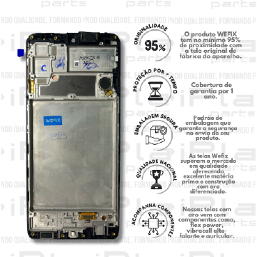 FRONTAL SAMSUNG A22 4G *COM ARO NACIONAL WEFIX* ( W2044 )