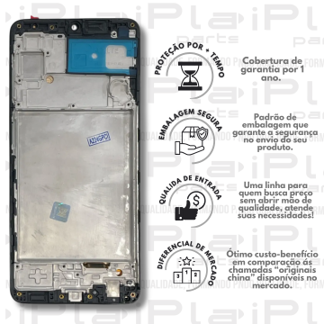 FRONTAL SAMSUNG A22 4G *COM ARO OLED ORIGINAL NN* ( M2043 )