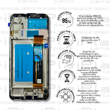 FRONTAL SAMSUNG A23 4G *COM ARO NACIONAL WEFIX* ( W2048 )