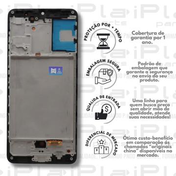 FRONTAL SAMSUNG A31 *COM ARO OLED ORIGINAL NN* ( M2059 )