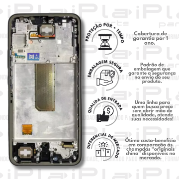 FRONTAL SAMSUNG A34 *COM ARO OLED ORIGINAL NN* ( M2338 )