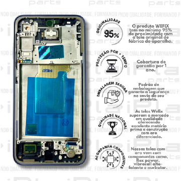 FRONTAL SAMSUNG A35 *COM ARO NACIONAL WEFIX* ( W2351 )