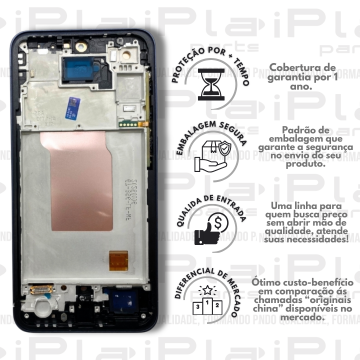 FRONTAL SAMSUNG A35 *COM ARO OLED ORIGINAL NN* ( M2339 )