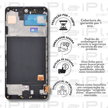 FRONTAL SAMSUNG A51 *COM ARO OLED B/G ORIGINAL NN* ( M2077 )