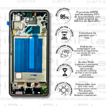 FRONTAL SAMSUNG A53 *COM ARO NACIONAL WEFIX* ( W2089 )