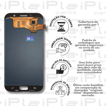 FRONTAL SAMSUNG A720 / A7 2017 *ROSA SEM ARO OLED NN*