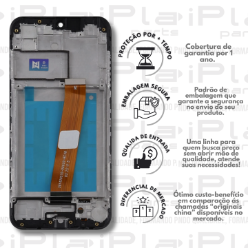 FRONTAL SAMSUNG A01 *COM ARO ORIGINAL NN* ( M2000 )